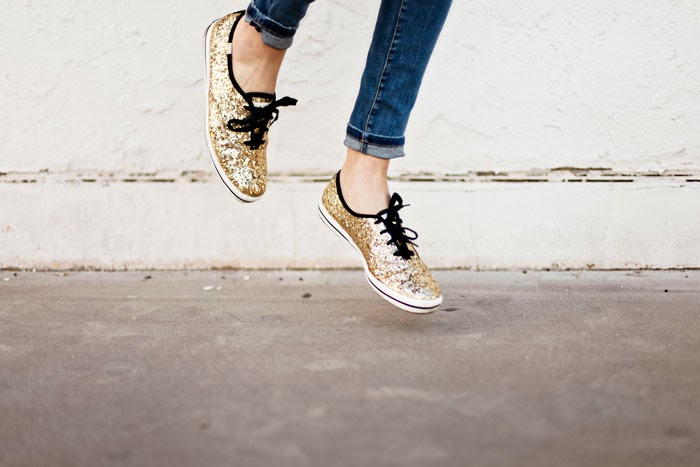 keds gold glitter shoes