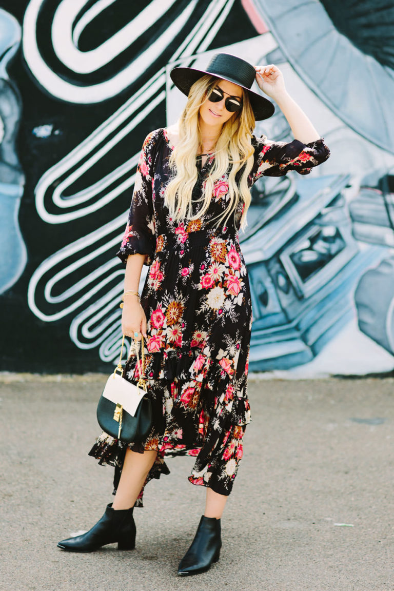 Dash of Darling Spell Designs Bohemian Floral Dress for Summer