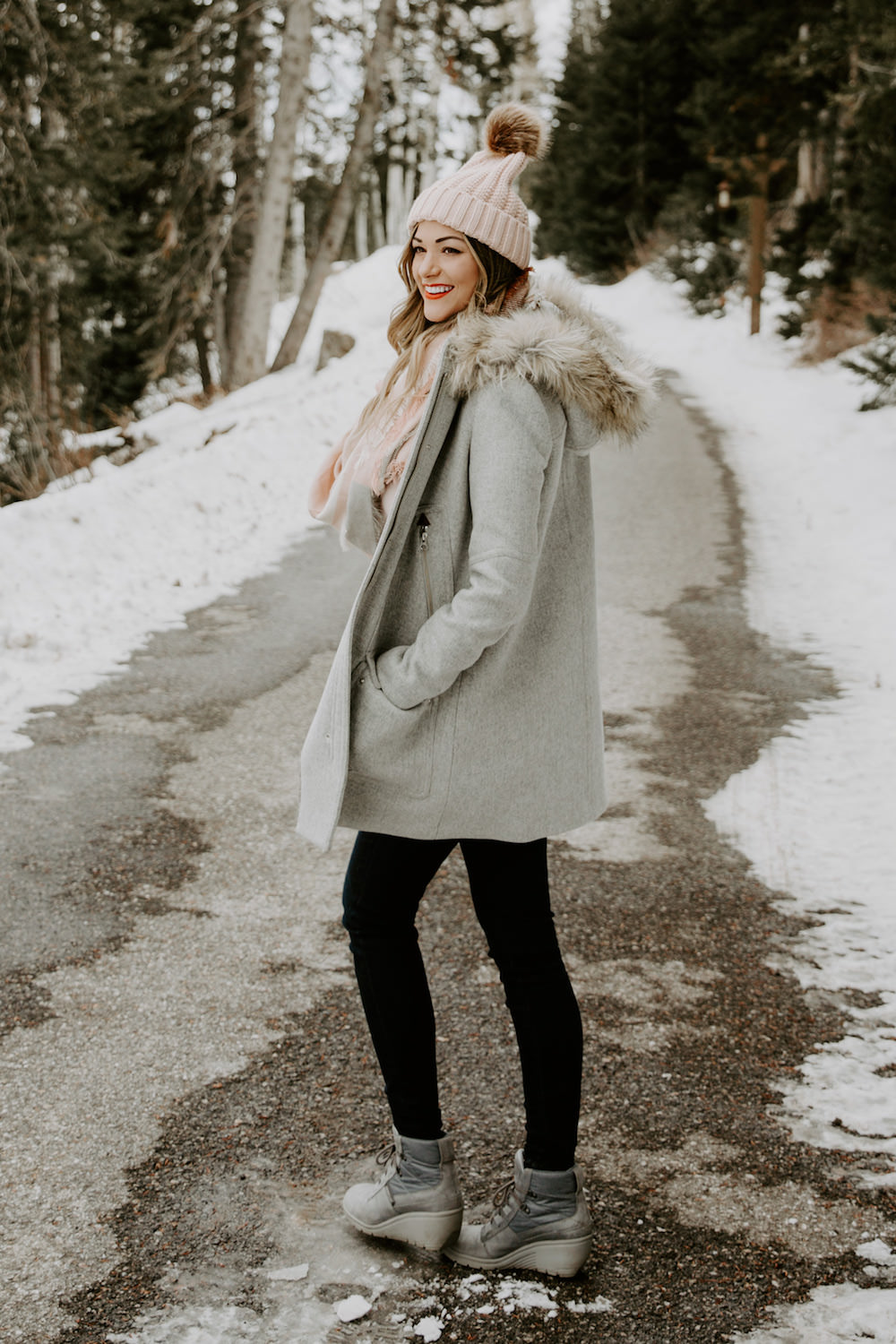 Dash of Darling | Winter Pink Sweater, Scarf and Hat