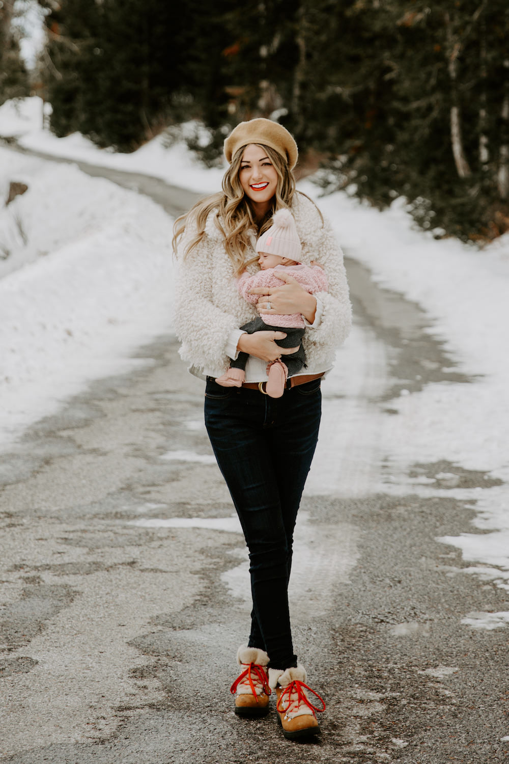 Dash of Darling | Winter Pink Sweater, Scarf and Hat